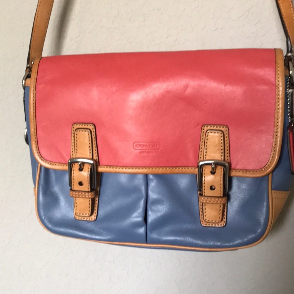 Coach snap close saddlebag